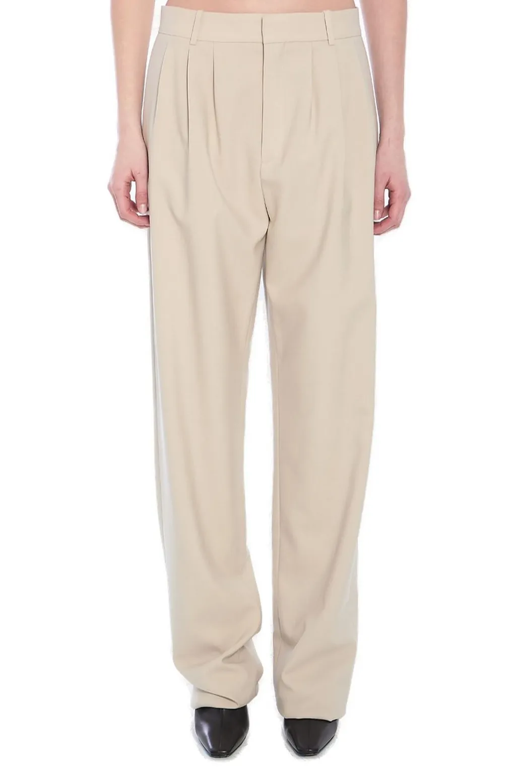 Saint Laurent Mid-Rise Tailored Pants