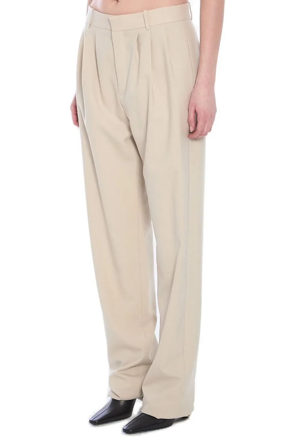 Saint Laurent Mid-Rise Tailored Pants