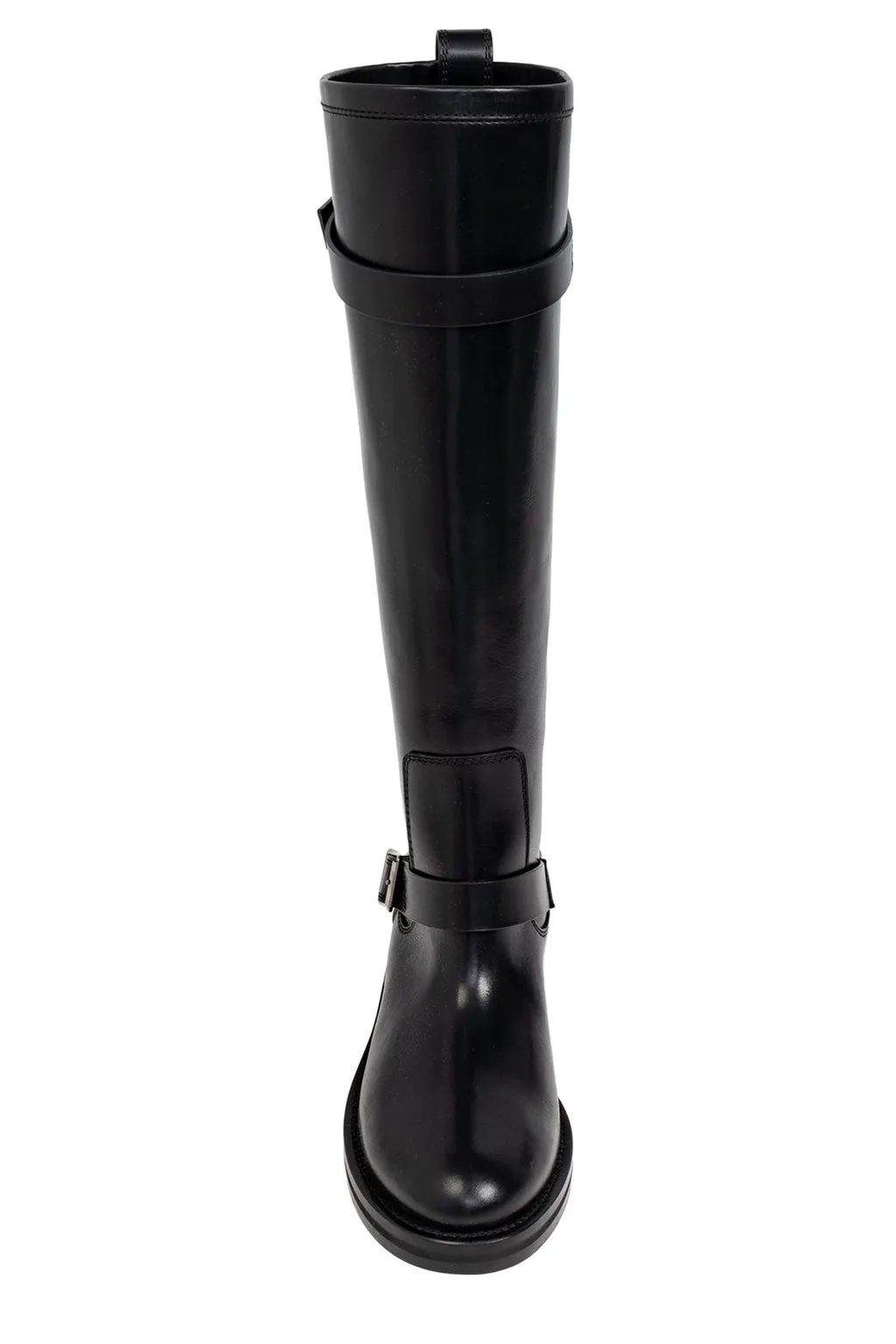 Saint Laurent River Round Toe Buckled Boots
