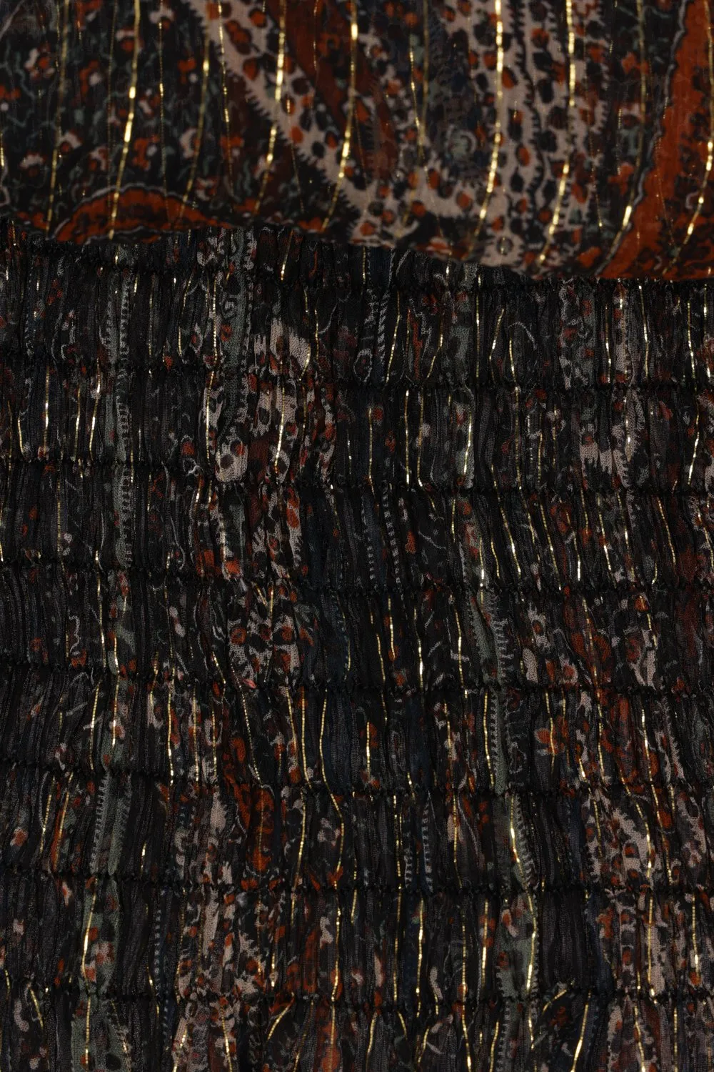 Saint Laurent LavalliÈRe Gathered Long-Sleeved Dress