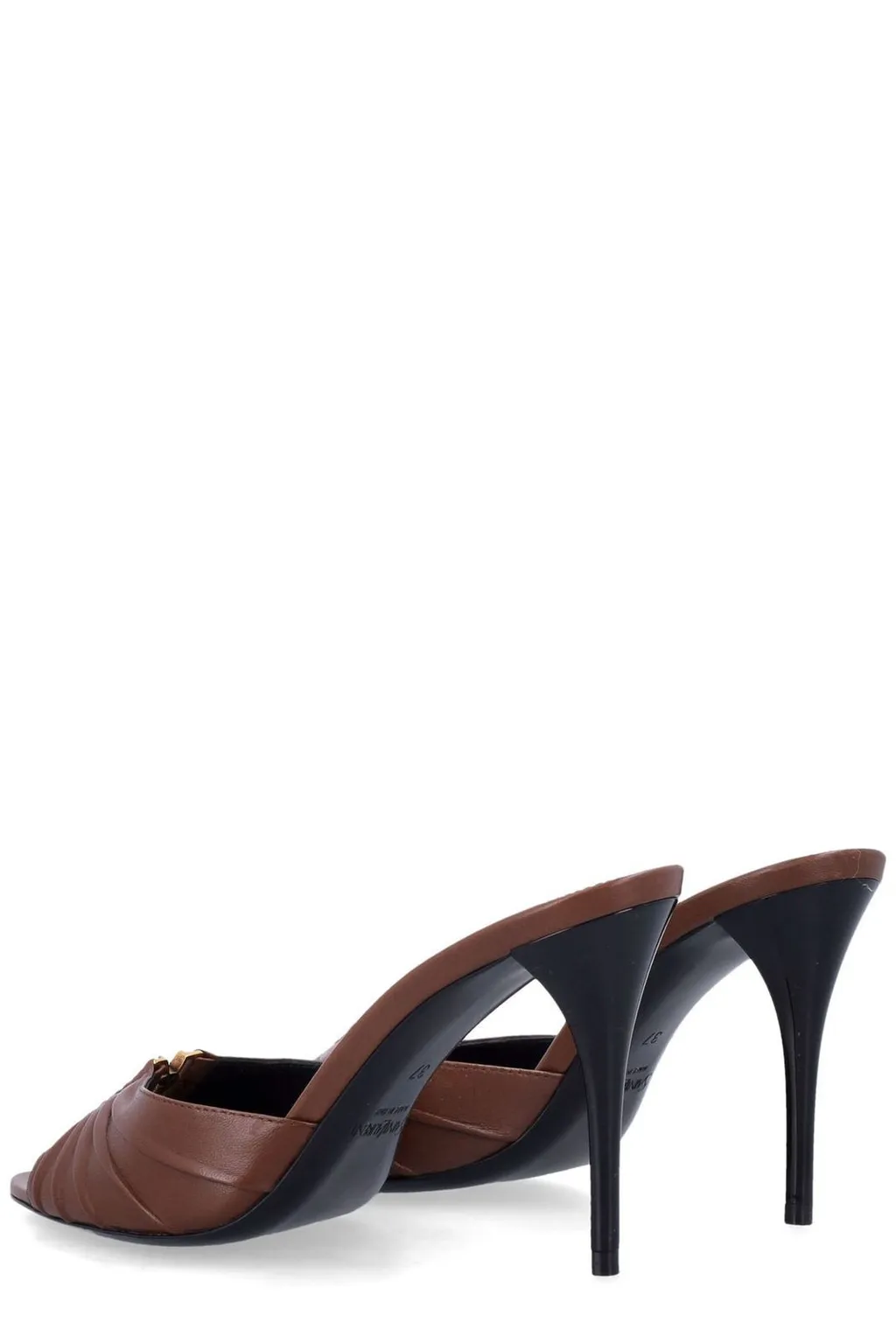 Saint Laurent Babylon Open Toe Mules