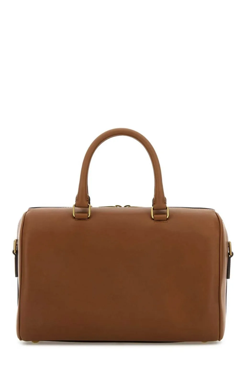 Saint Laurent Logo Debossed Zip-Up Tote Bag