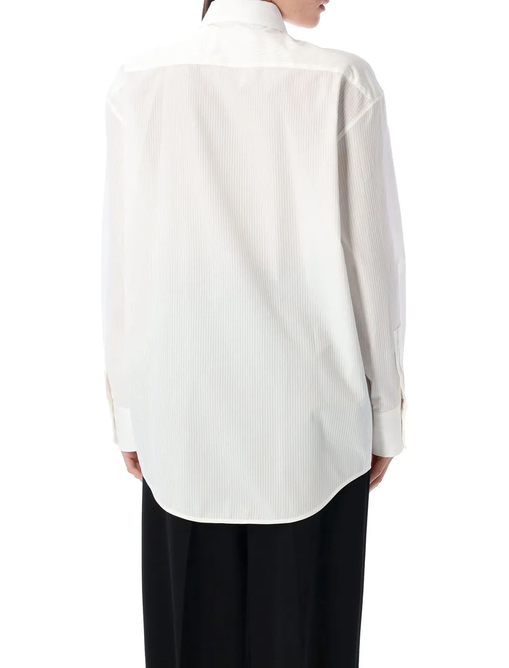 Saint Laurent Cassandre Striped Shirt