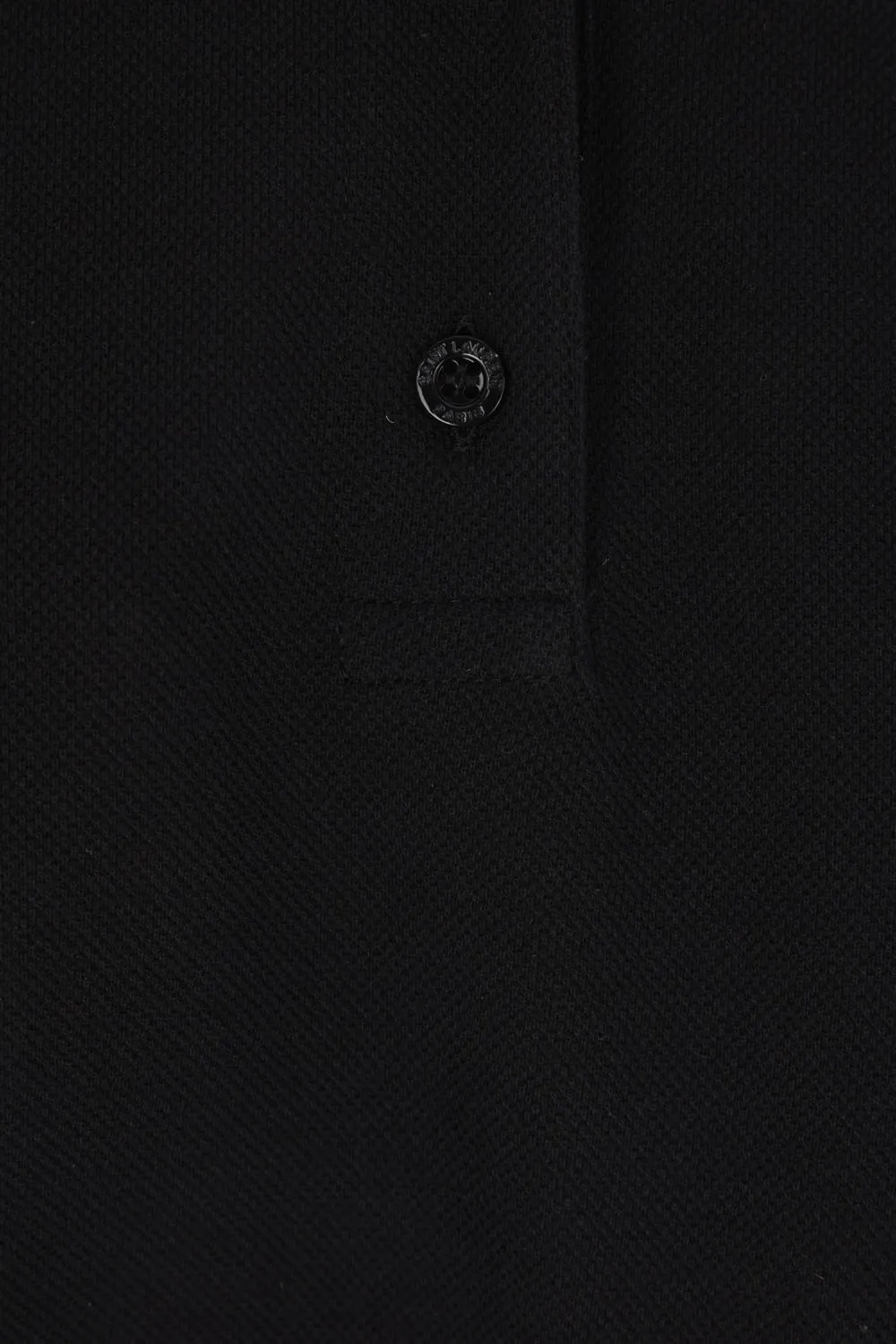 Saint Laurent Cassandre Logo Embroidered Polo Shirt