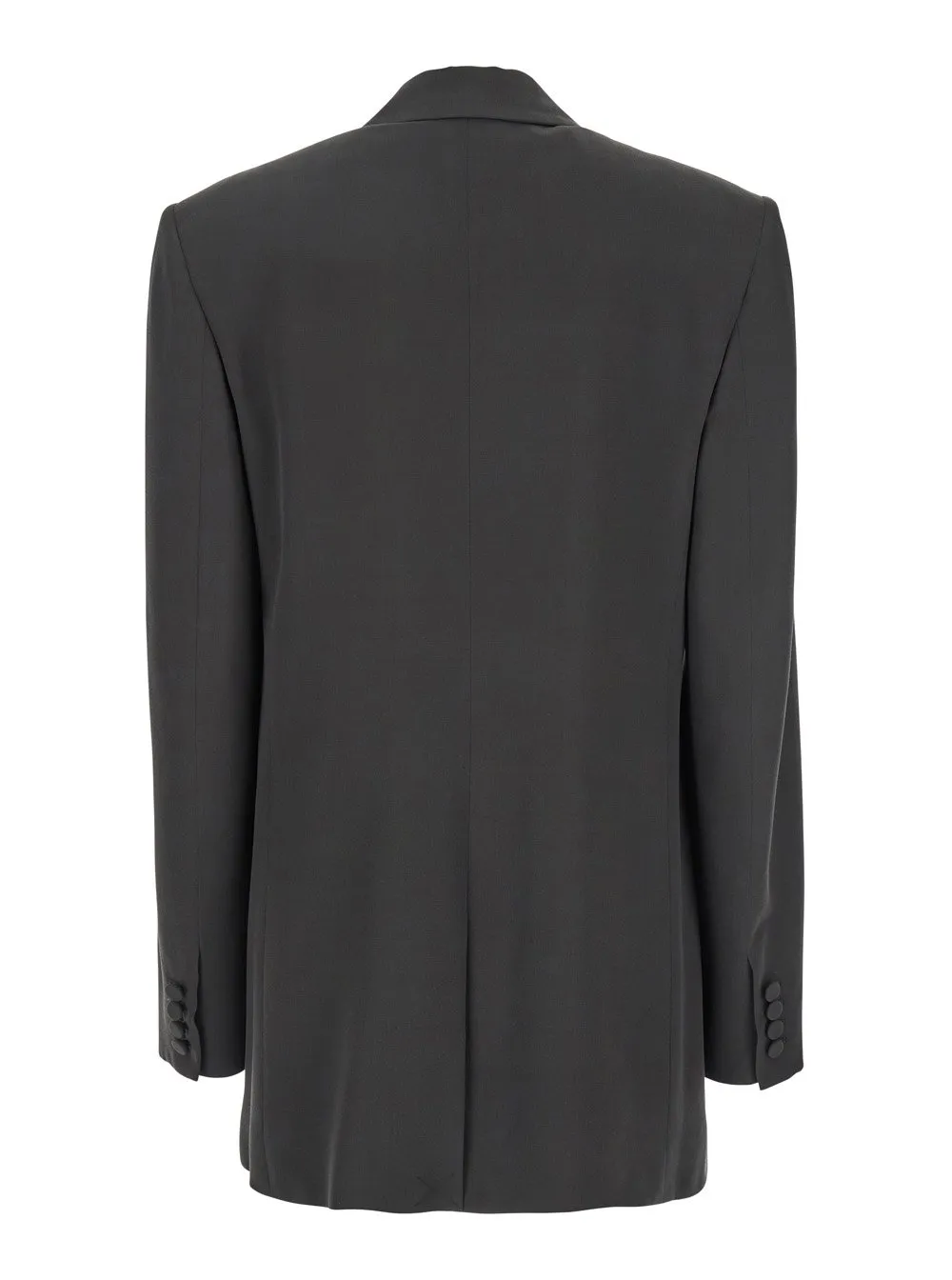 Saint Laurent Single-Breasted Long-Sleeved Blazer