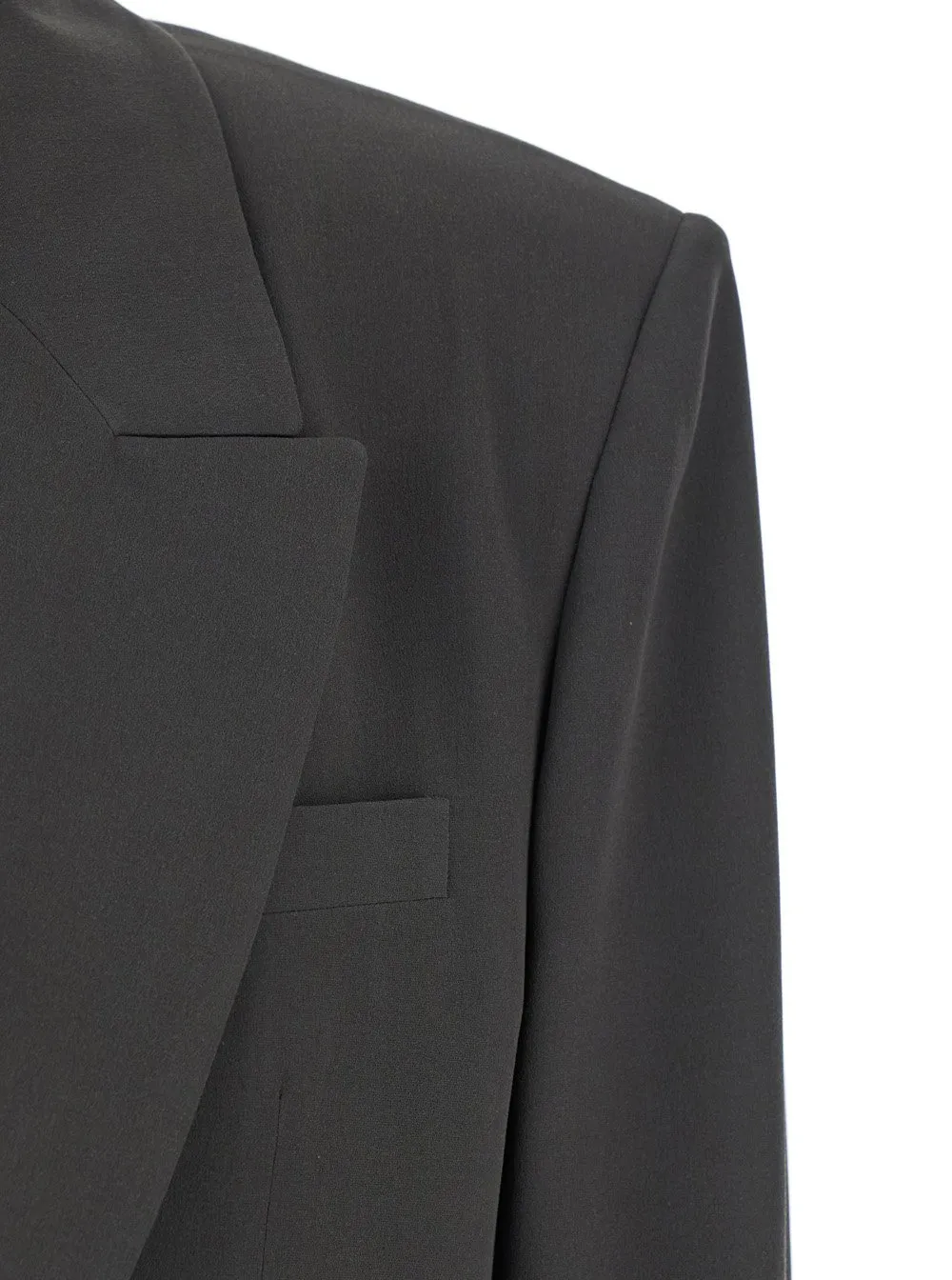 Saint Laurent Single-Breasted Long-Sleeved Blazer