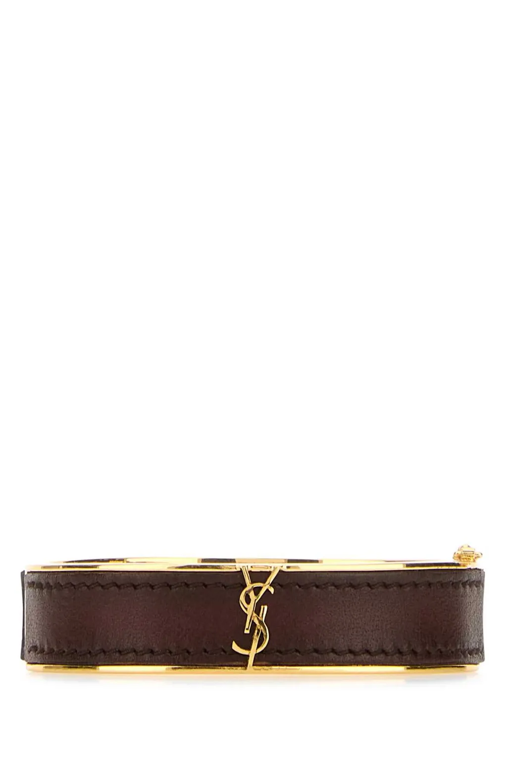 Saint Laurent Cassandre Logo Plaque Bracelet