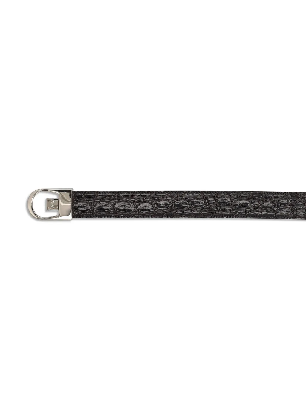 Saint Laurent Logo Engraved Reversible Belt