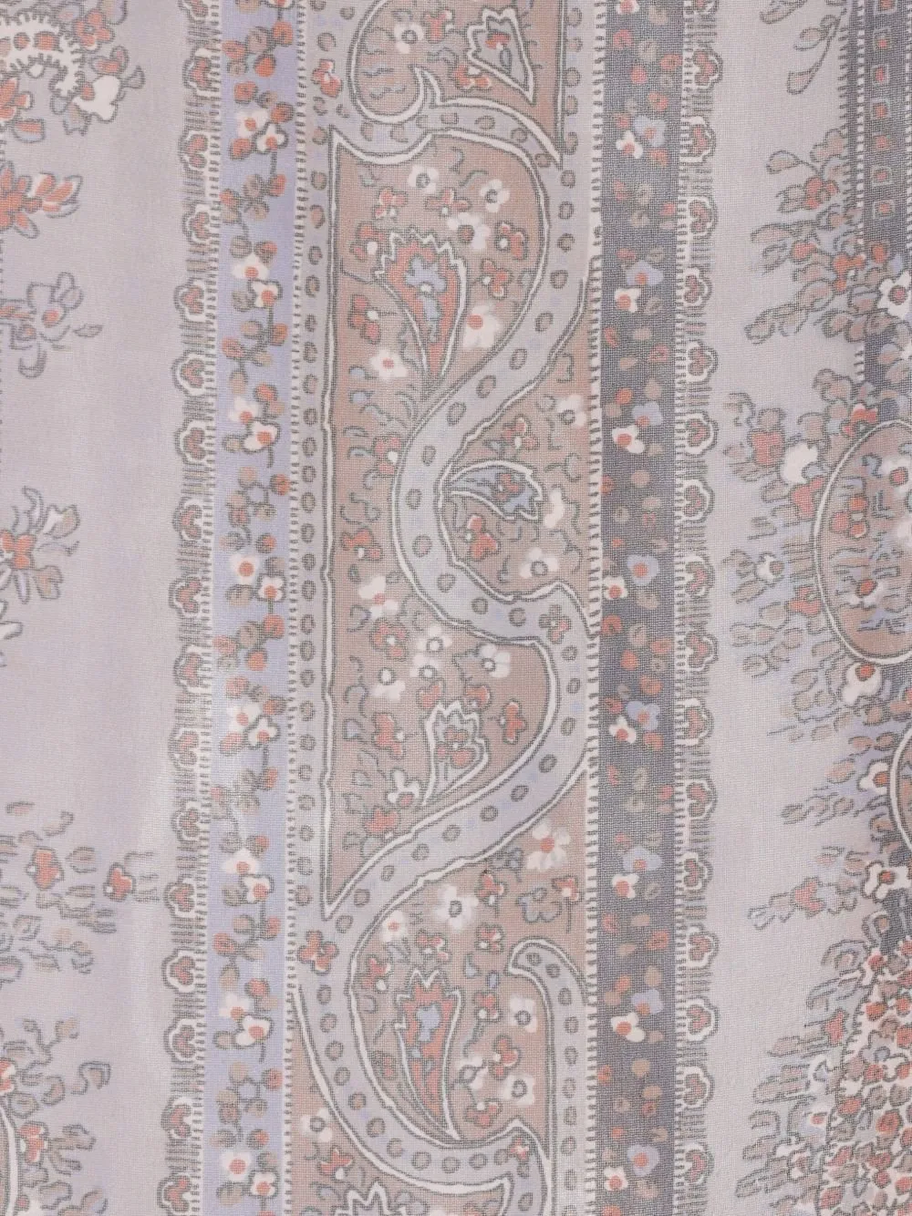 Saint Laurent Paisley Ruffled Blouse