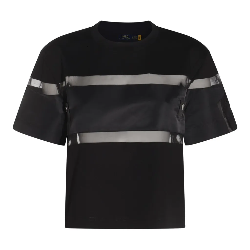 Sacai Sheer Panel Crewneck T-Shirt