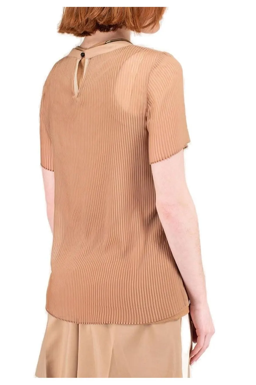 Sacai Layered Knitted Top