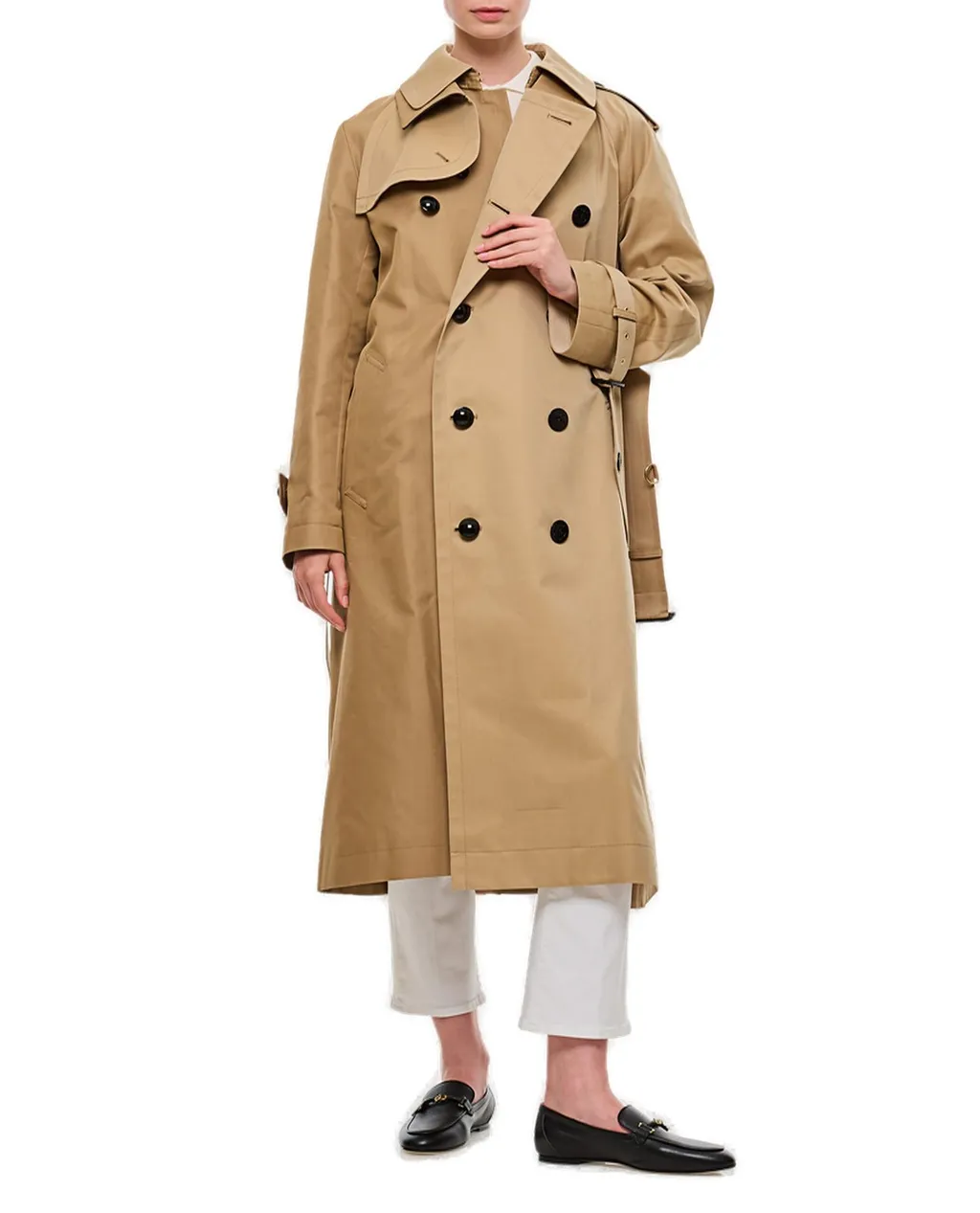 Sacai Double Breasted Trench Coat