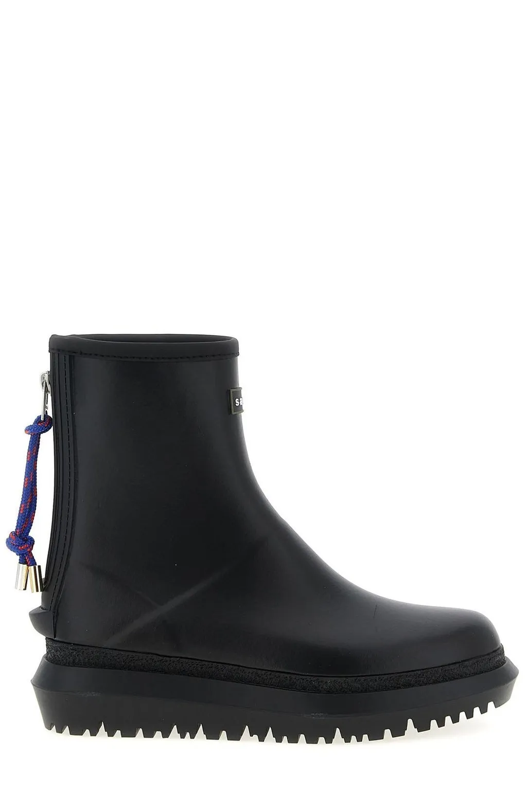 Sacai Zip-Detailed Ankle Boots
