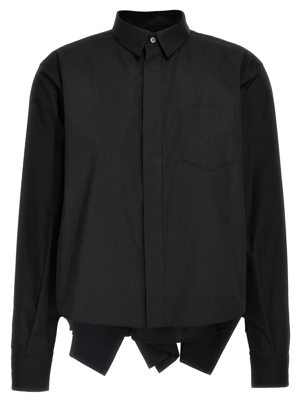 Sacai Poplin Long Sleeved Shirt