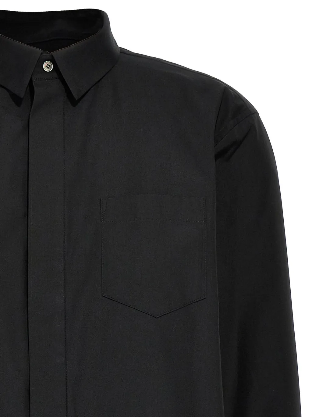 Sacai Poplin Long Sleeved Shirt