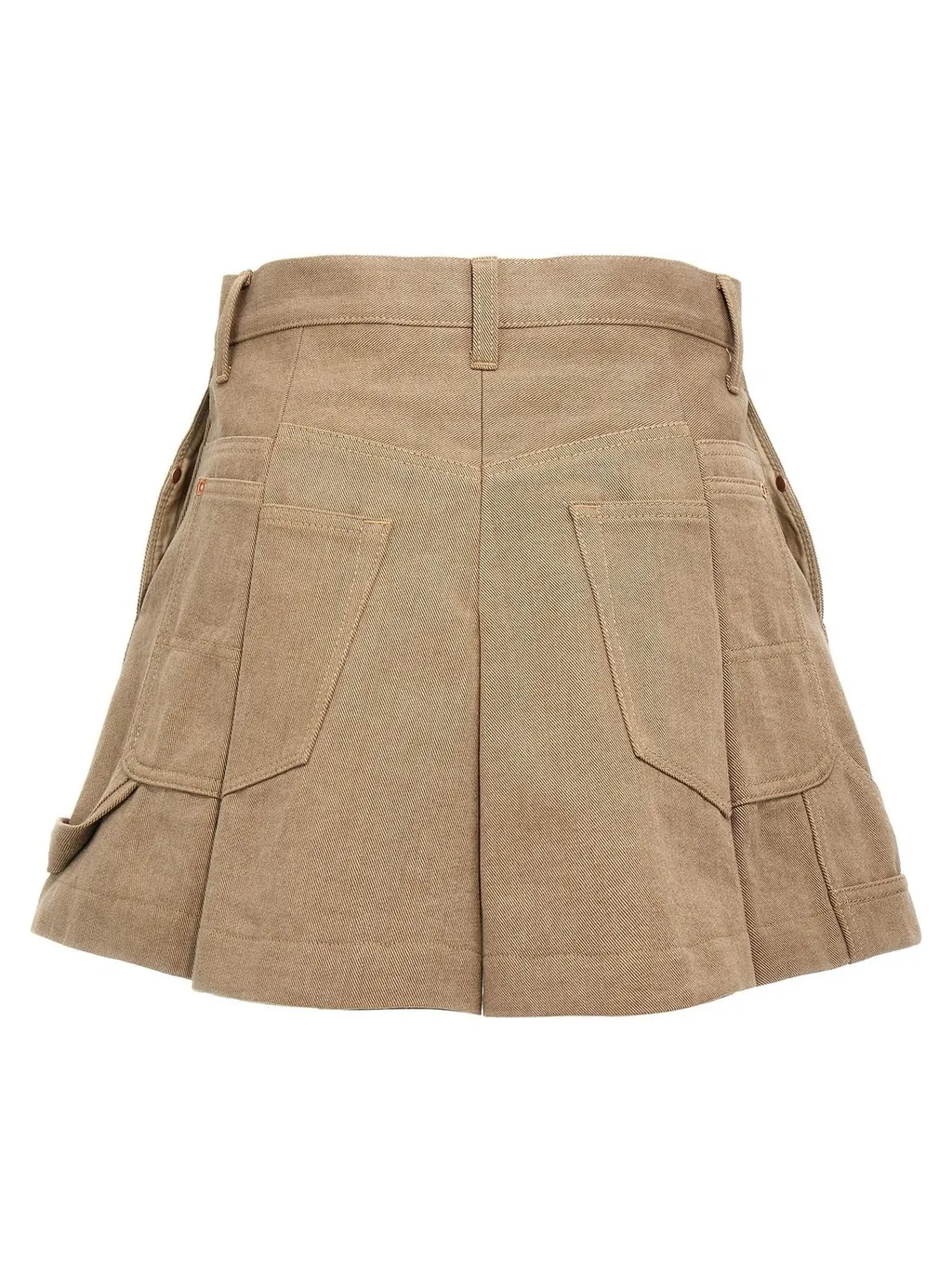 Sacai Pleated Folded Shorts
