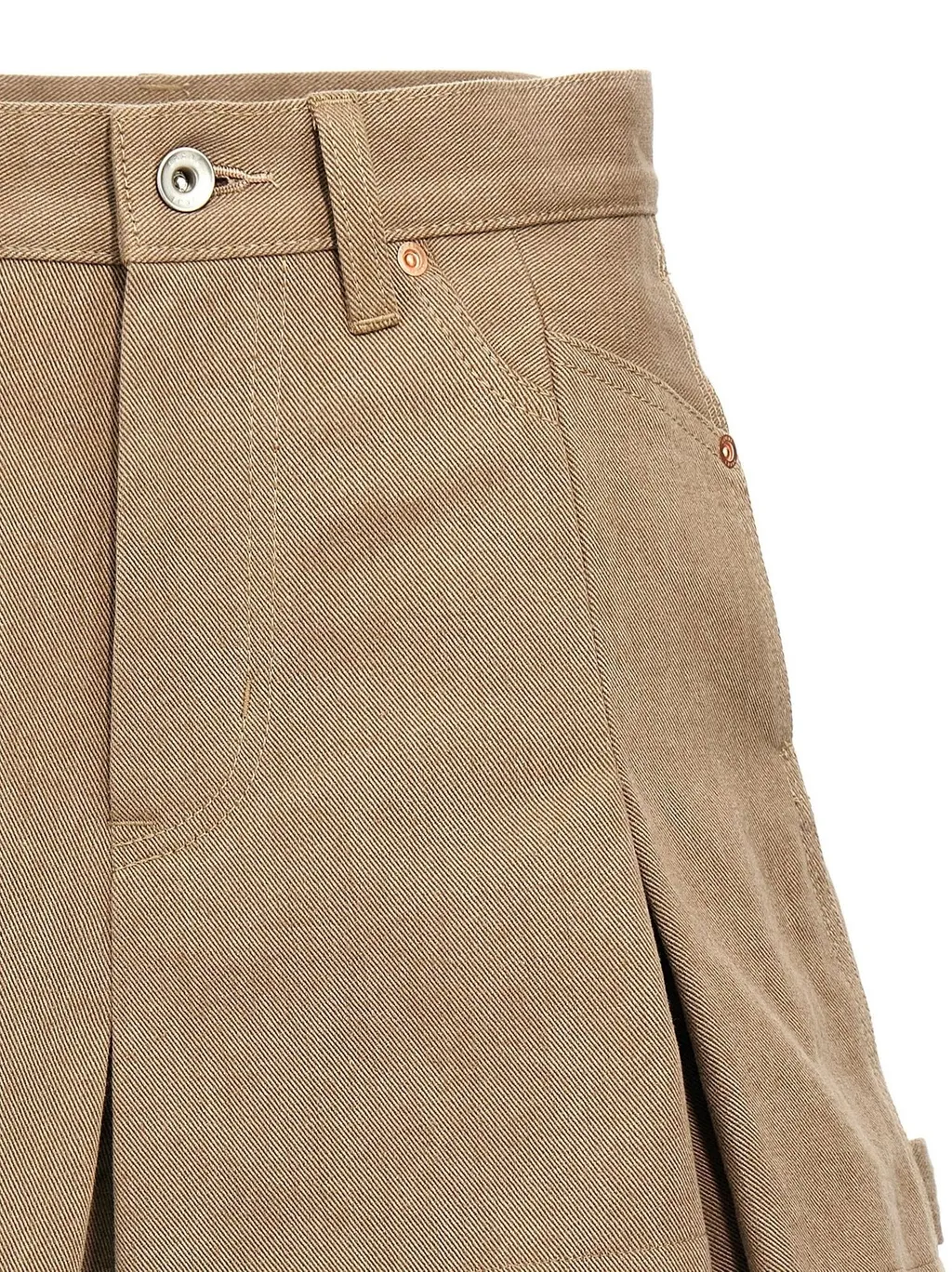 Sacai Pleated Folded Shorts