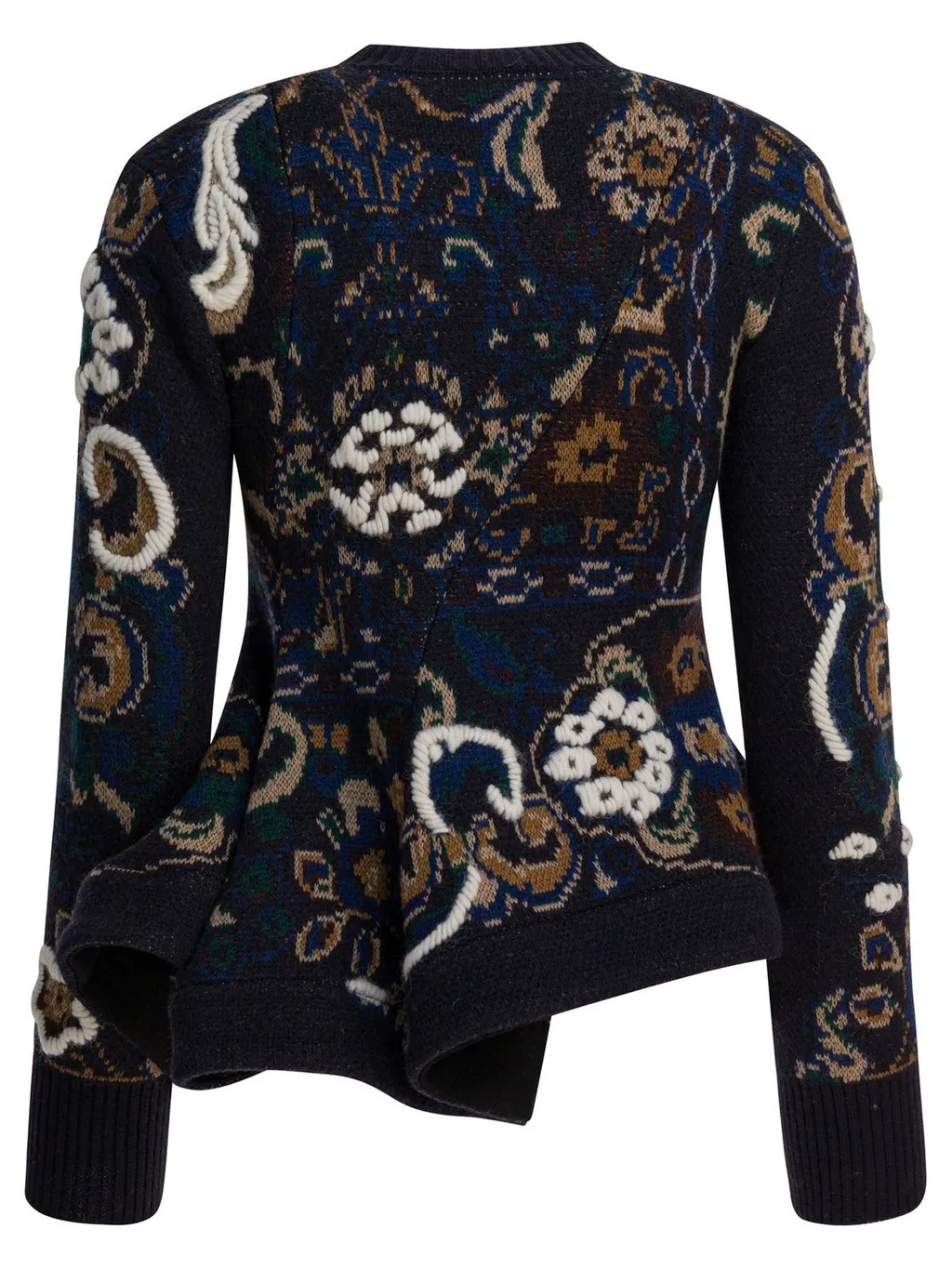 Sacai Floral Jacquard Pullover