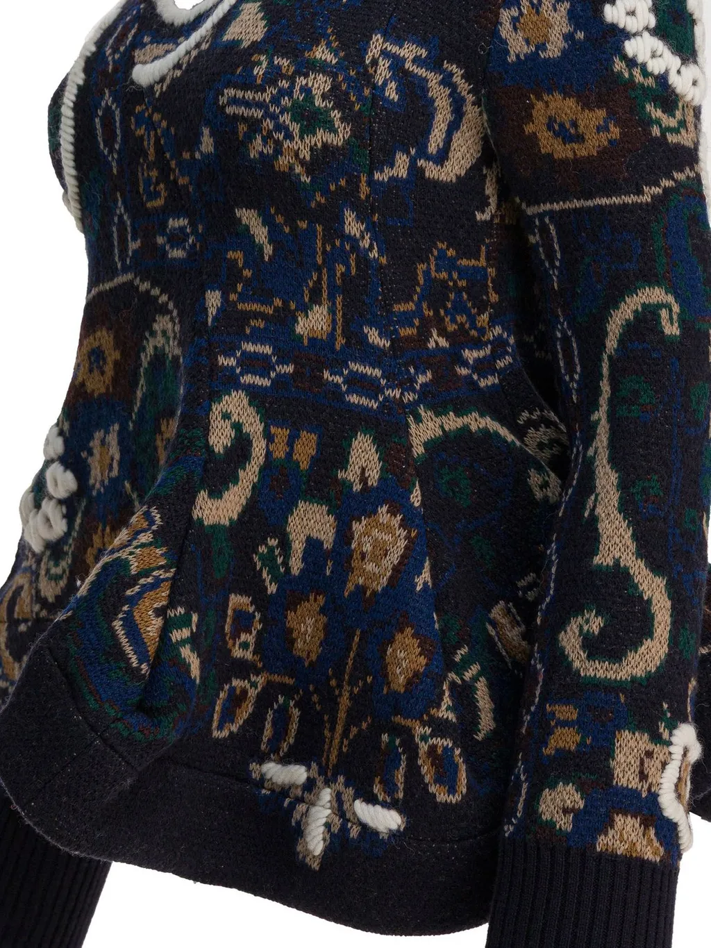 Sacai Floral Jacquard Pullover