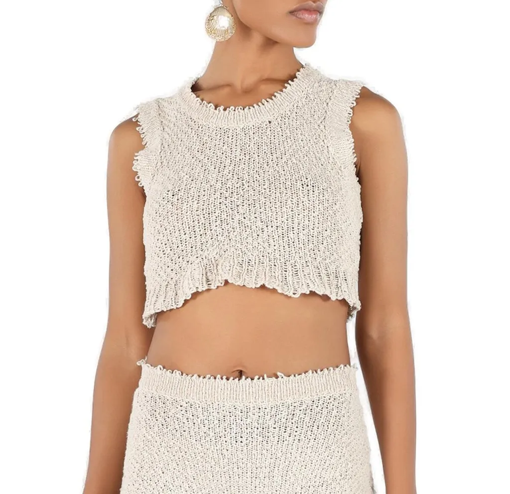 Roberto Cavalli Textured Knit Top