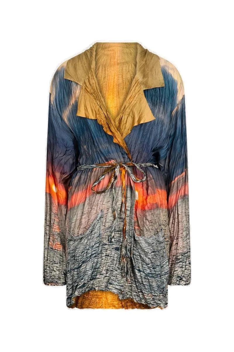 Roberto Cavalli Sunrise Print Jacket
