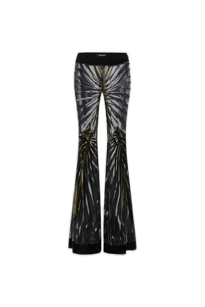Roberto Cavalli Flare Velvet Trousers