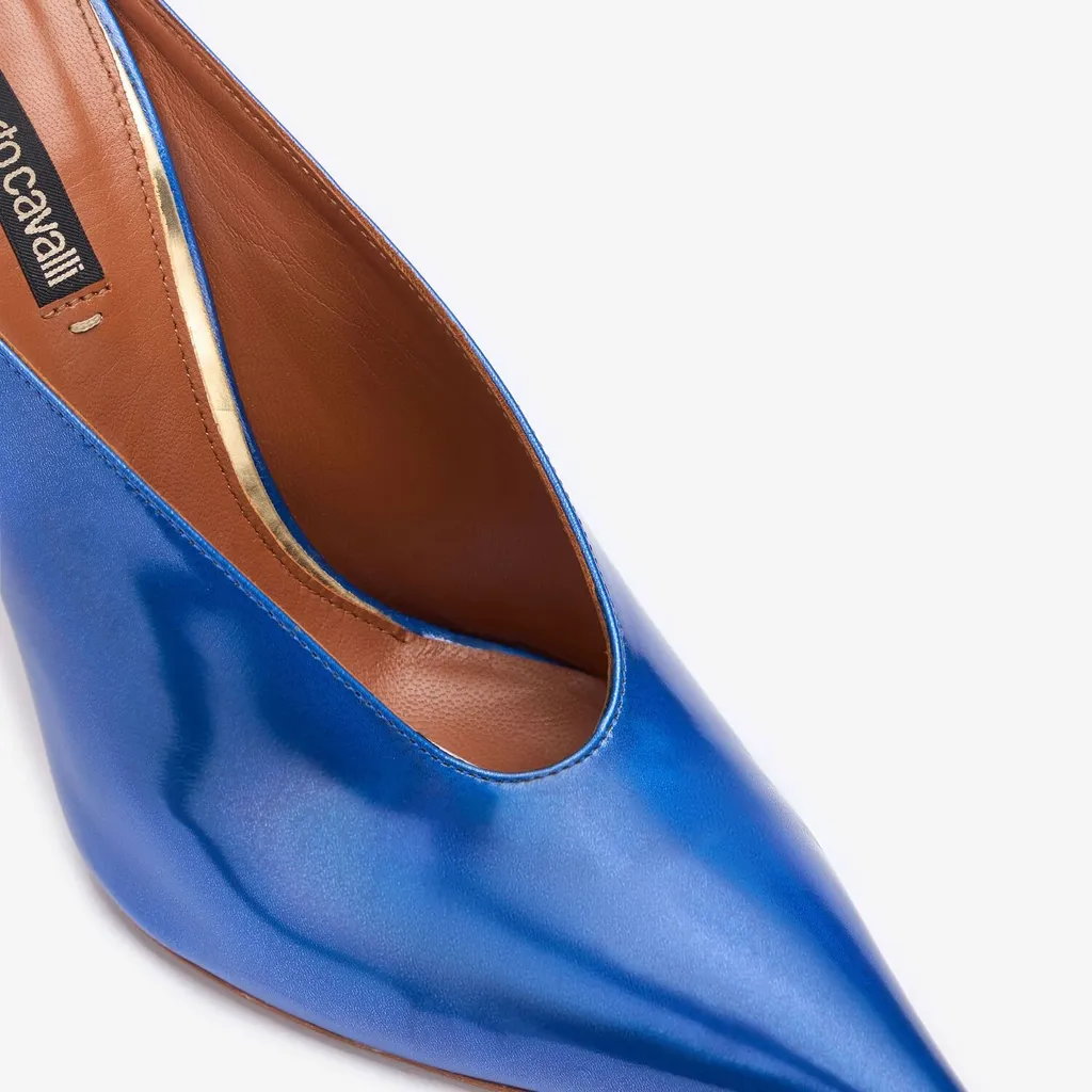 Roberto Cavalli Glossy Mules