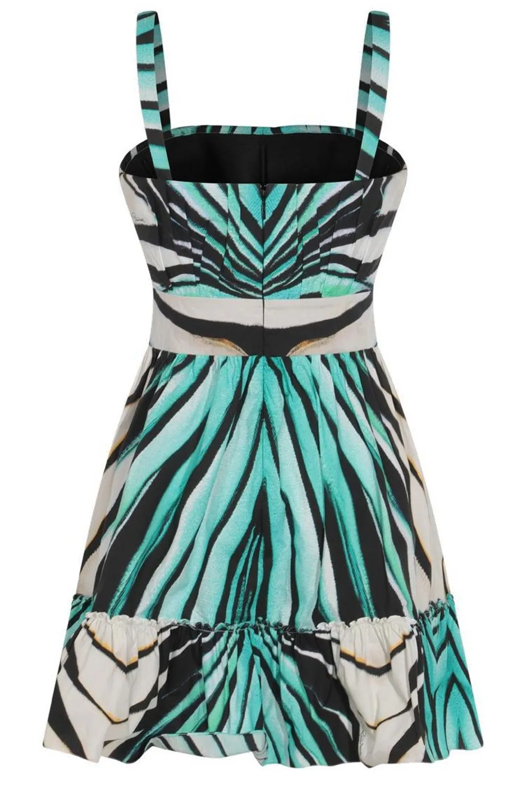 Roberto Cavalli Ray Of Sea Print Mini Dress