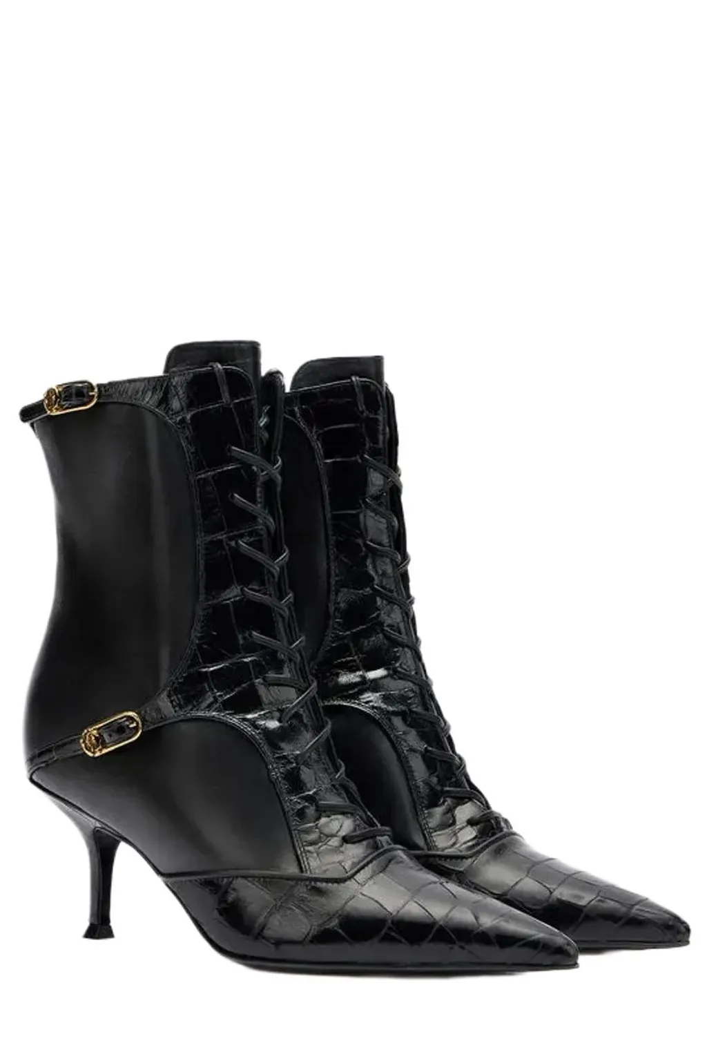 Roberto Cavalli Lace-Up Ankle Boots