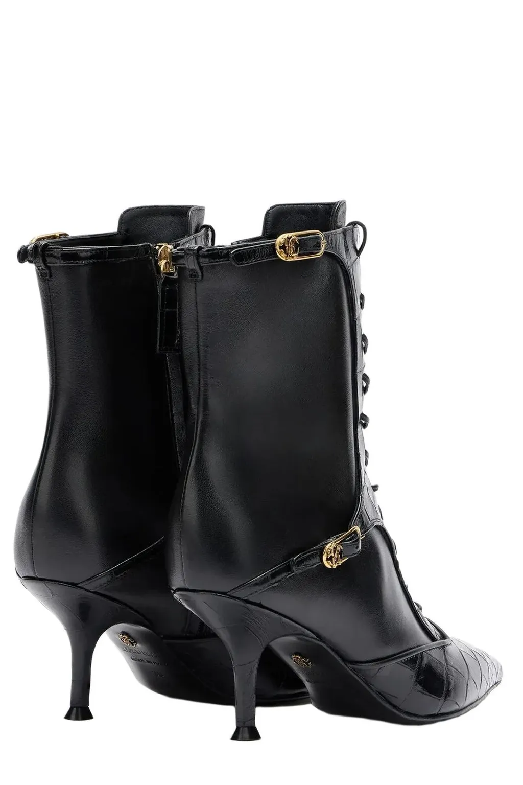 Roberto Cavalli Lace-Up Ankle Boots