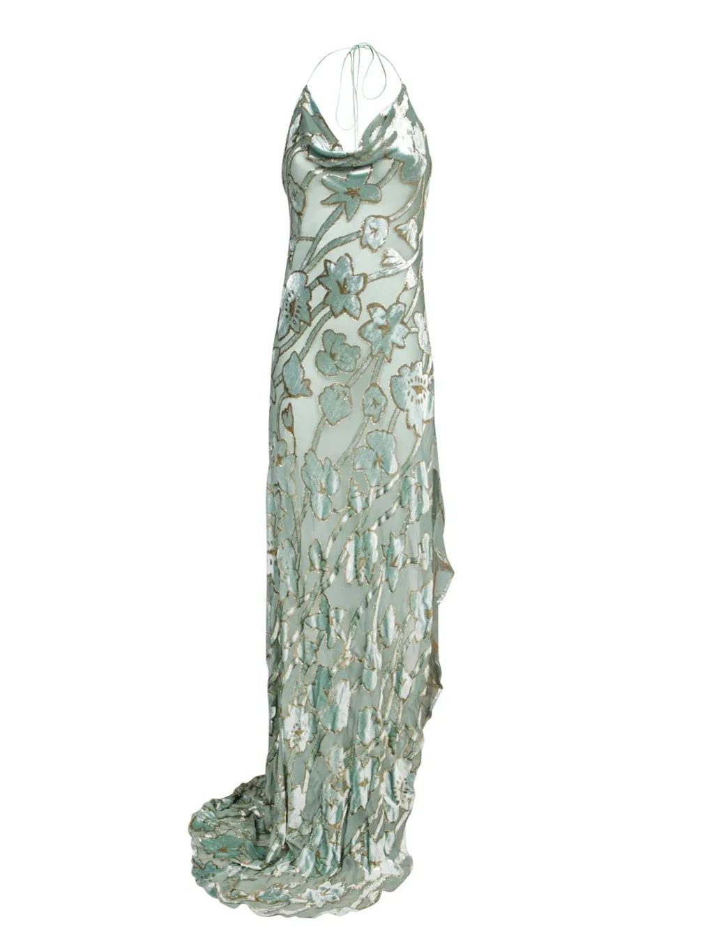 Roberto Cavalli Floral Embellished Gown