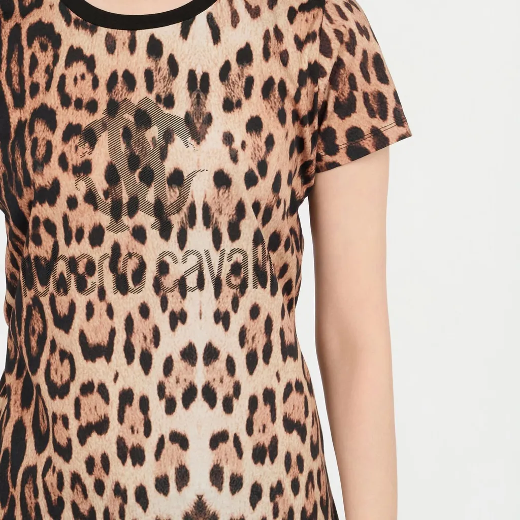 Roberto Cavalli Tiered Chemisier Dress