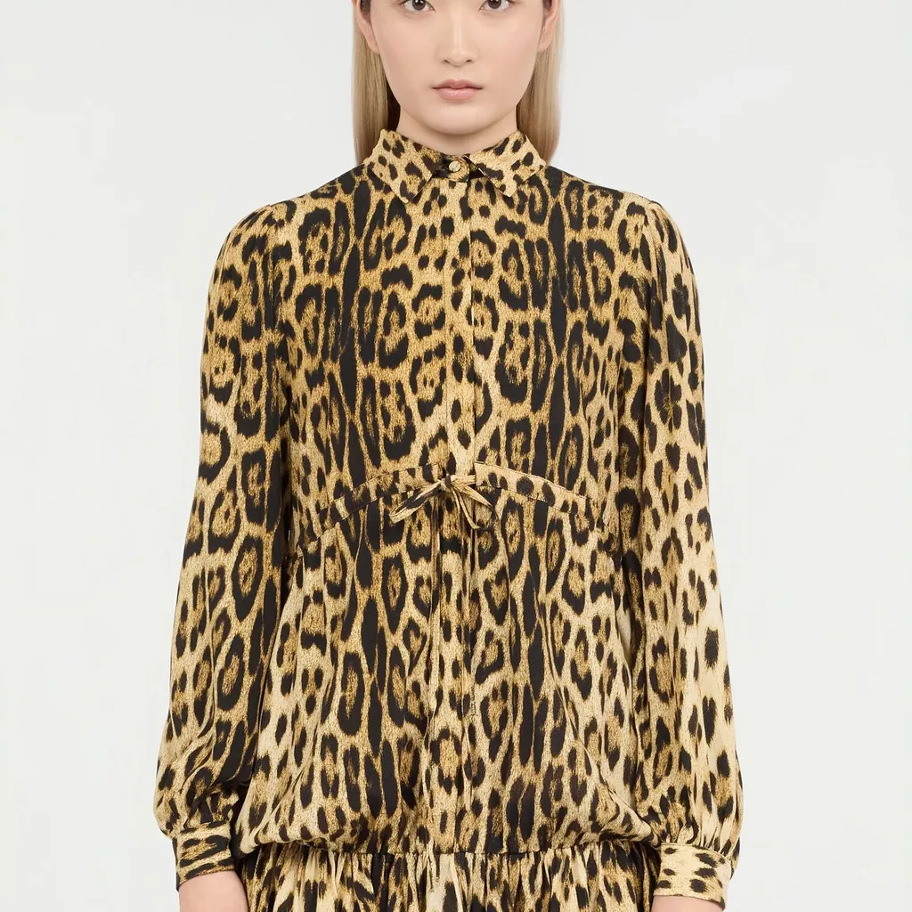 Roberto Cavalli Leopard Print T-Shirt