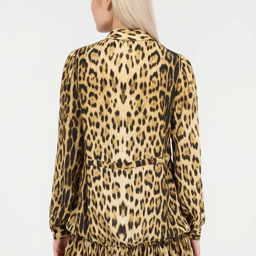 Roberto Cavalli Leopard Print T-Shirt