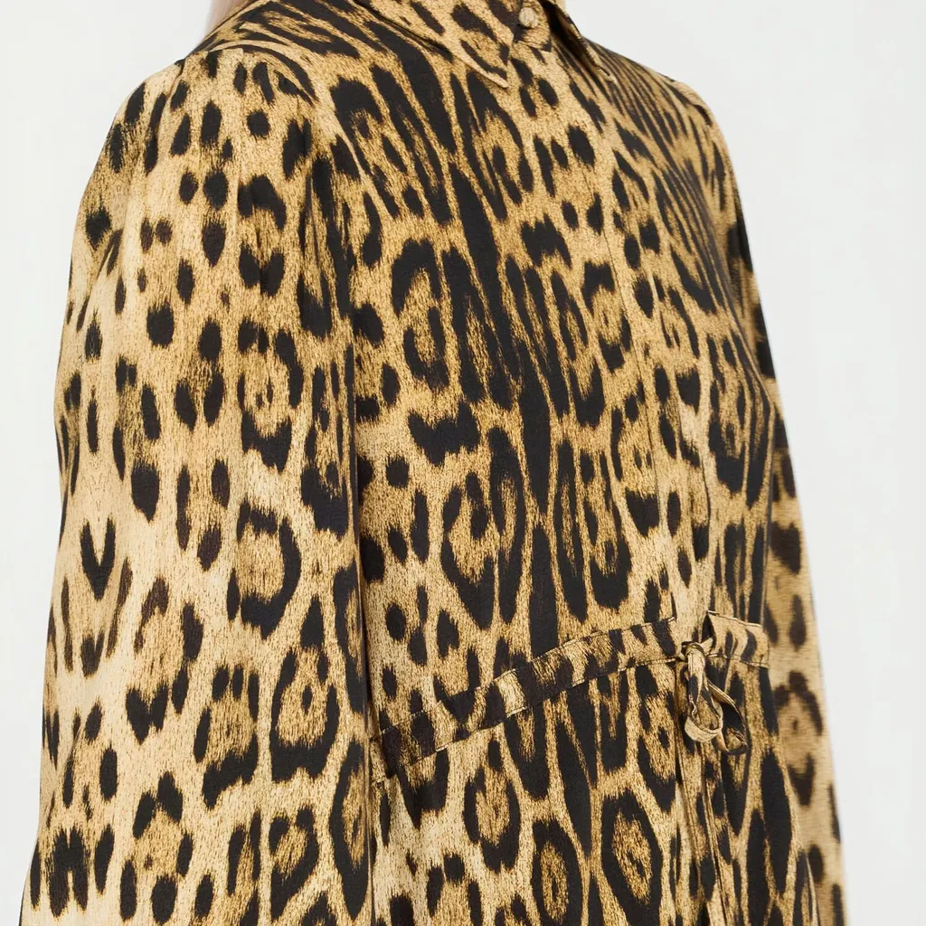 Roberto Cavalli Leopard Print T-Shirt