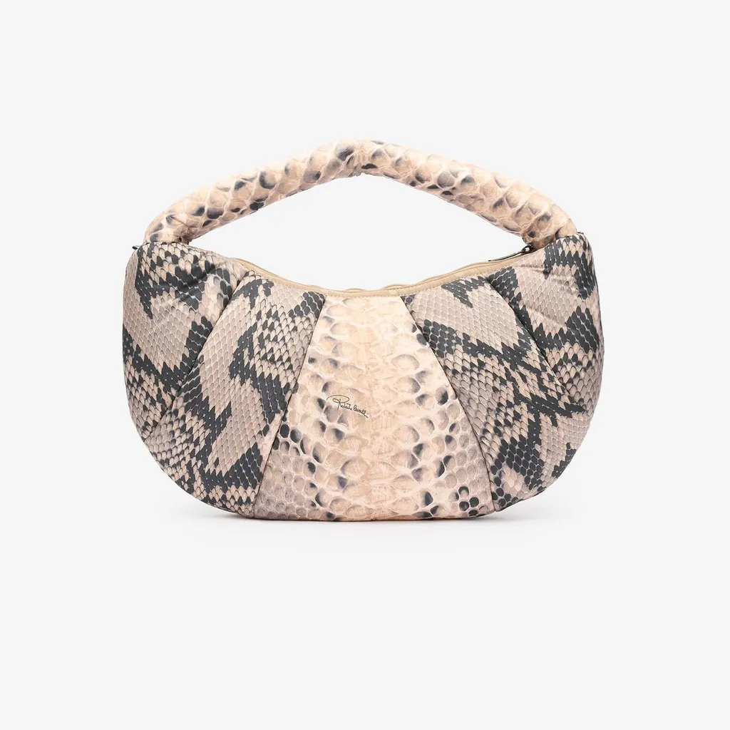 Roberto Cavalli Venezia Printed Shoulder Bag