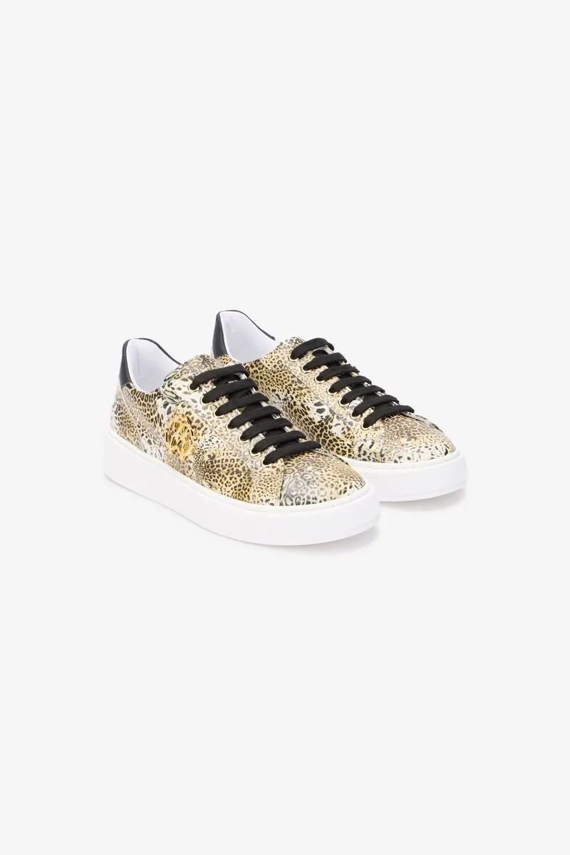 Roberto Cavalli Monogram Platform Sneakers