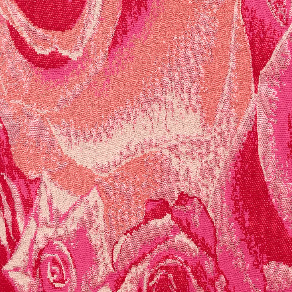 Roberto Cavalli Garden Rose Print Mini Dress