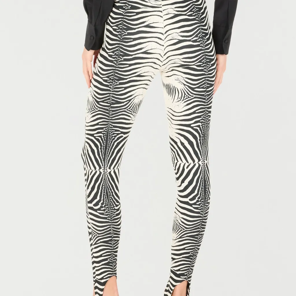 Roberto Cavalli Zebra-Printed Leggings
