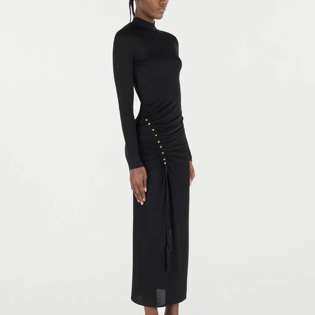 Roberto Cavalli Ruffled Long Dress