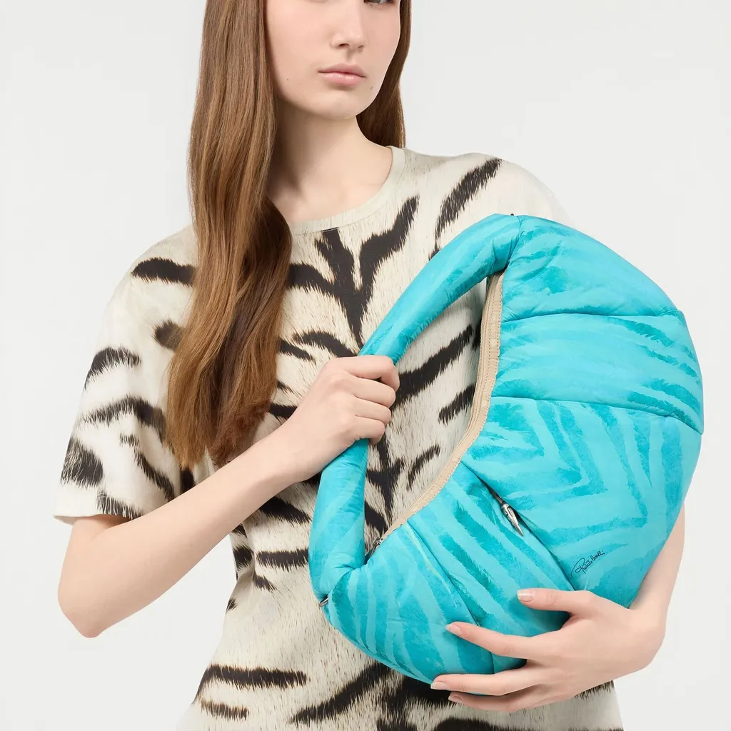 Roberto Cavalli Venezia Printed Shoulder Bag