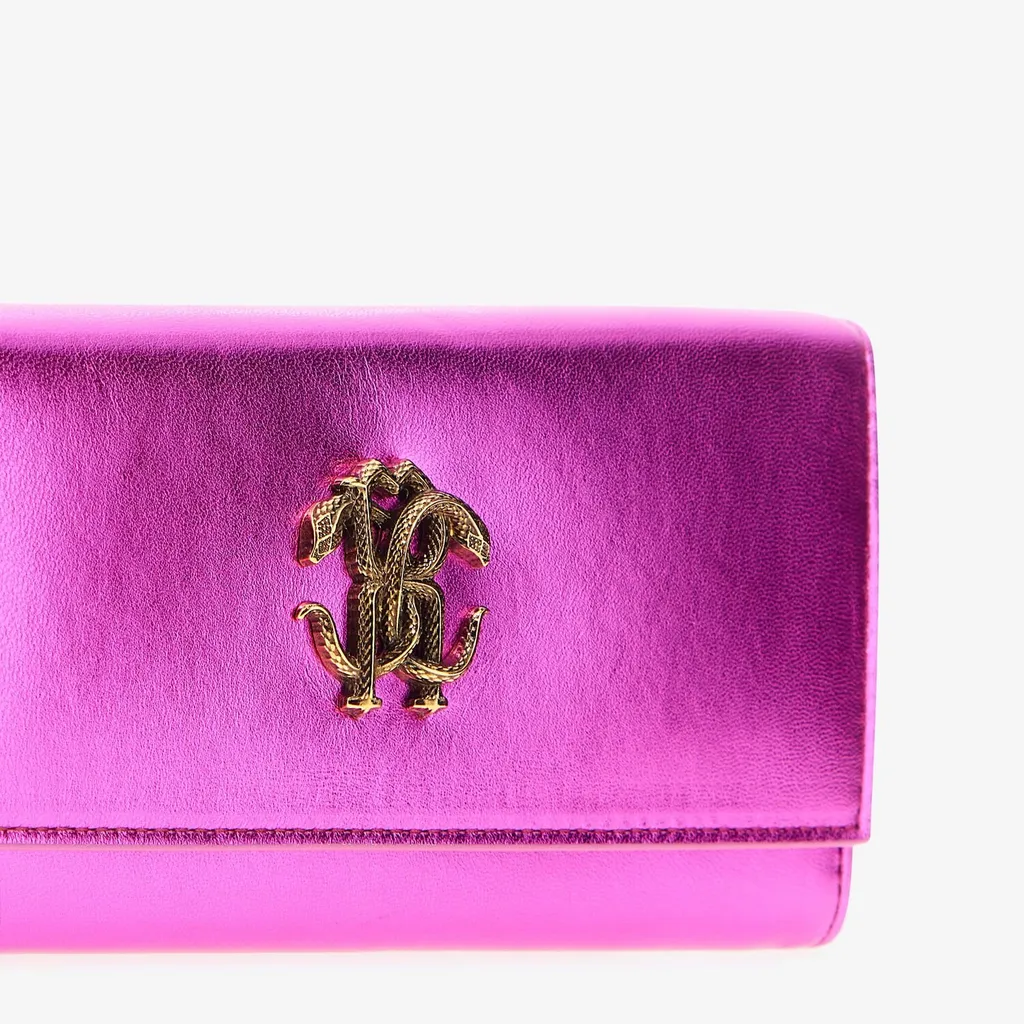 Roberto Cavalli Monogram Continental Wallet