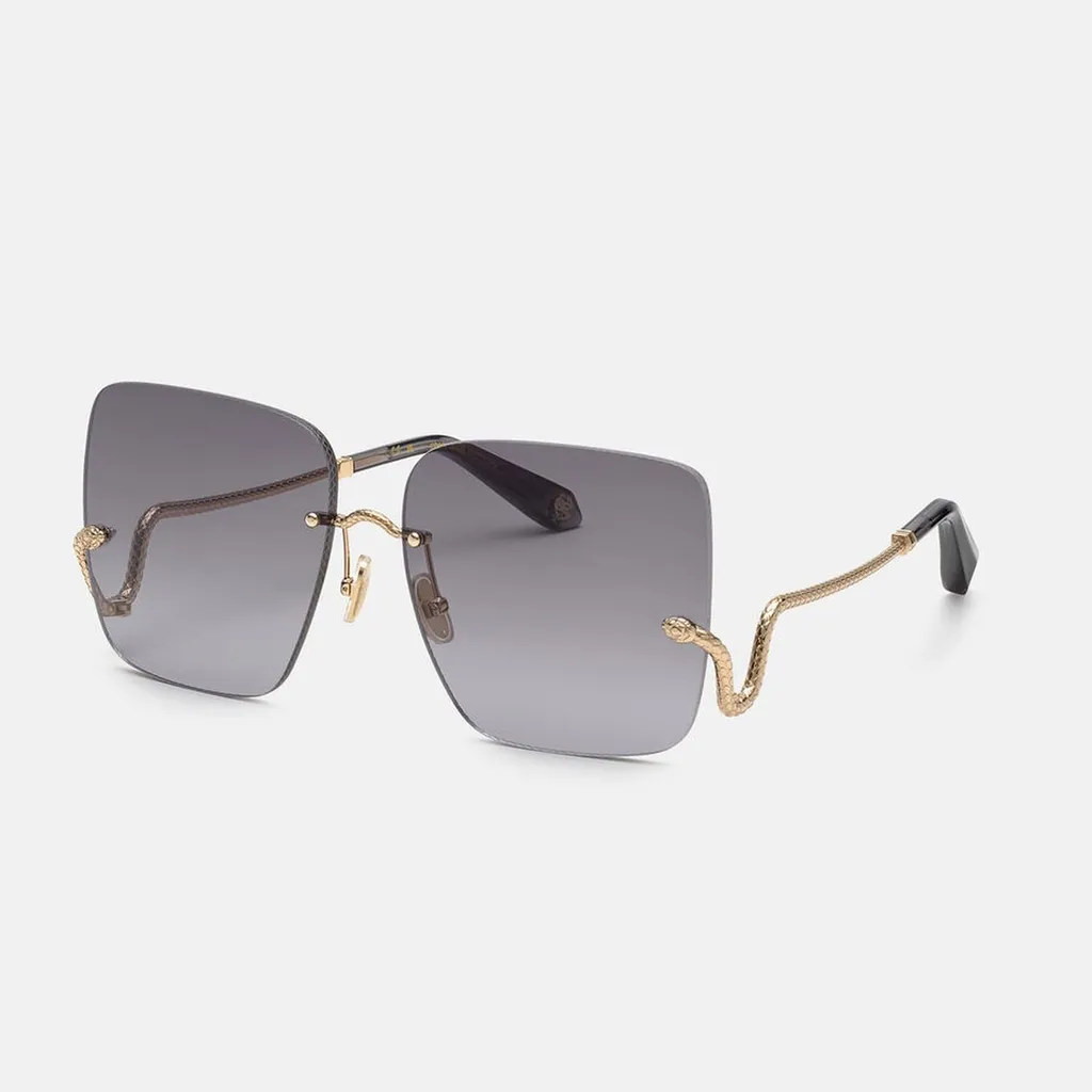 Roberto Cavalli Snake Rimless Sunglasses