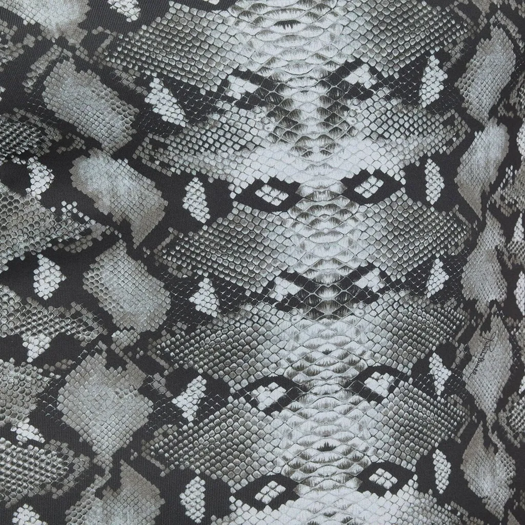 Roberto Cavalli Snake-Print Midi Dress