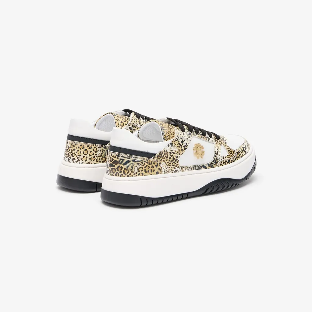 Roberto Cavalli Monogram Low-Top Sneakers