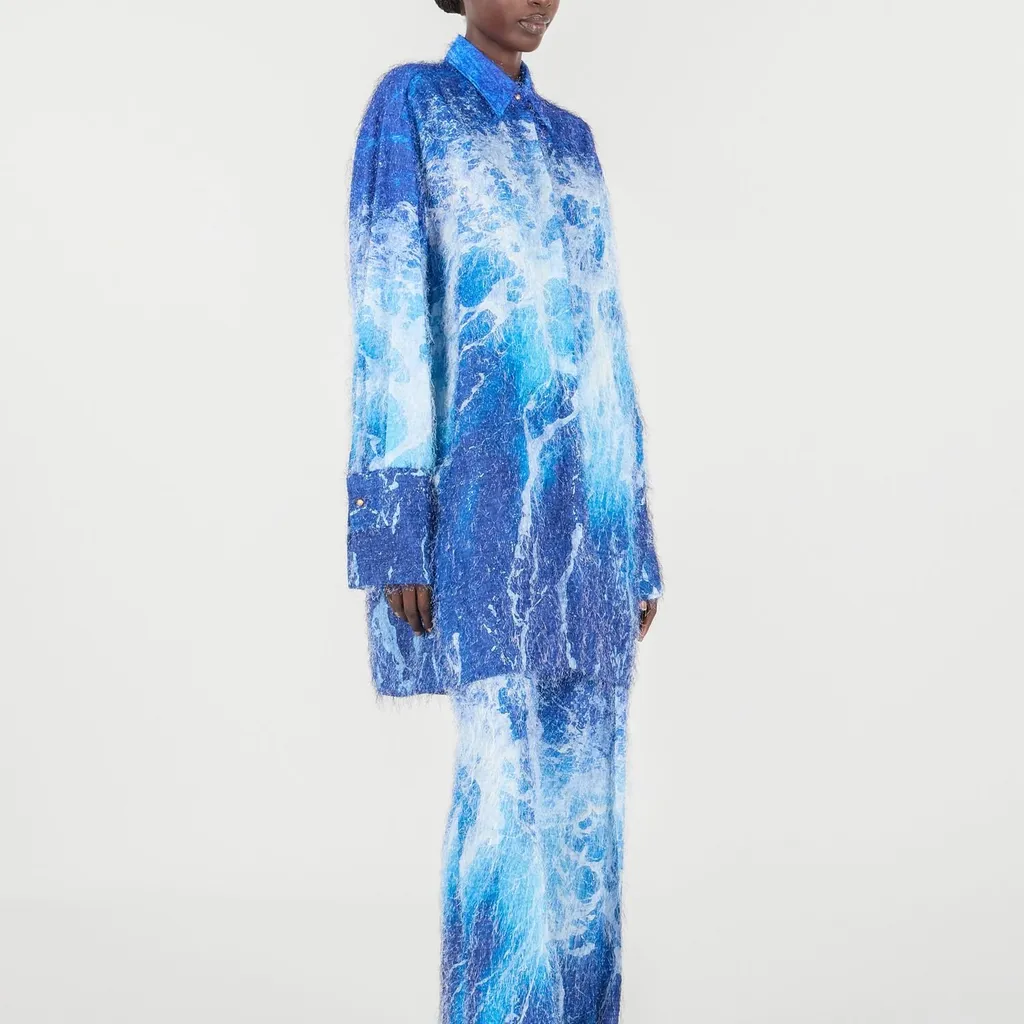 Roberto Cavalli Stretto Di Messina Print Shirt