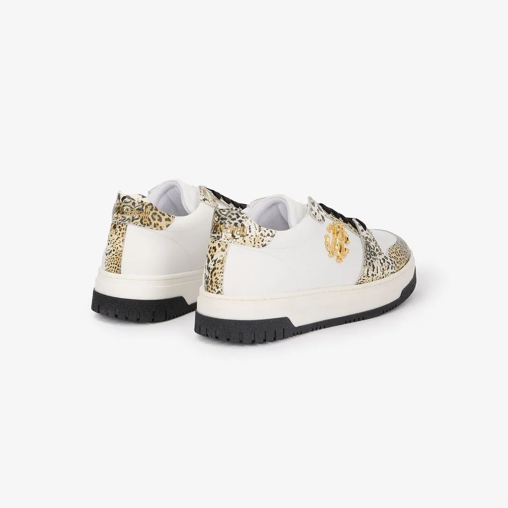 Roberto Cavalli Monogram Low-Top Sneakers
