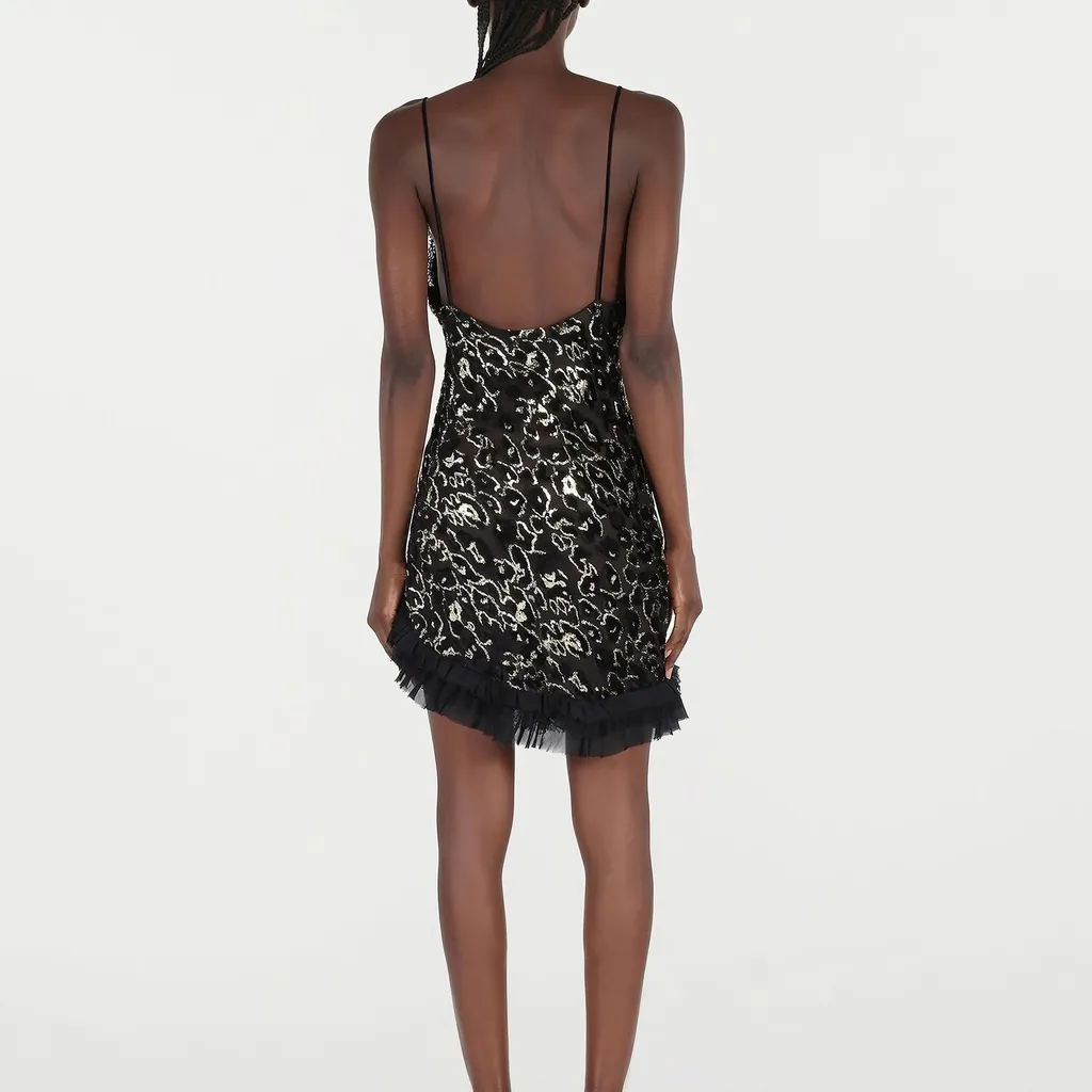 Roberto Cavalli Ruched Leopard Mini Dress