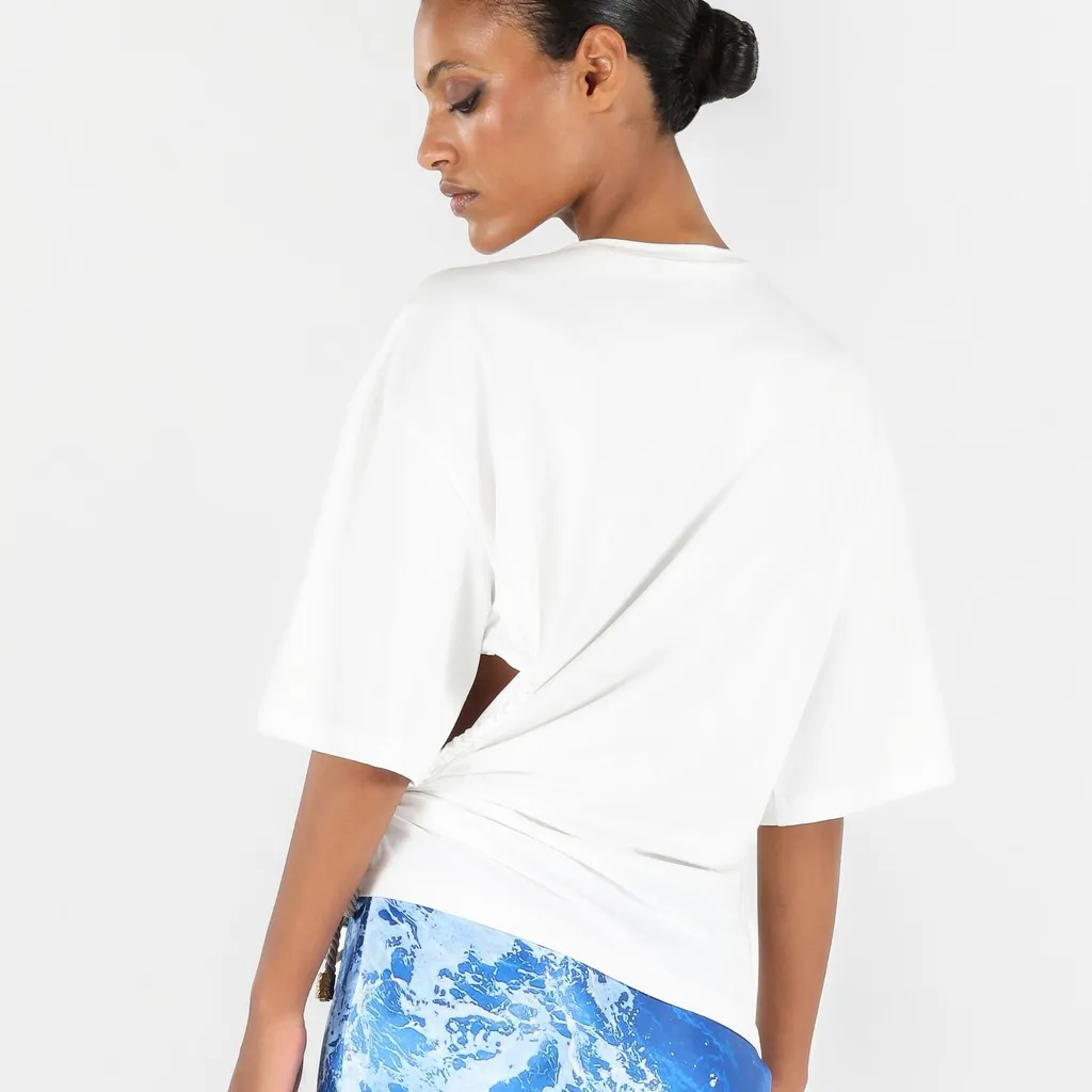 Roberto Cavalli Knot-Detail T-Shirt