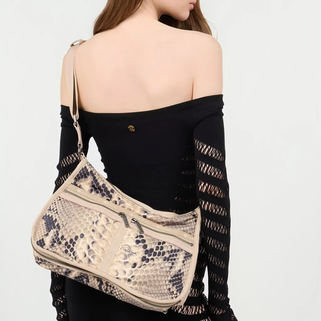 Roberto Cavalli Torino Printed Shoulder Bag